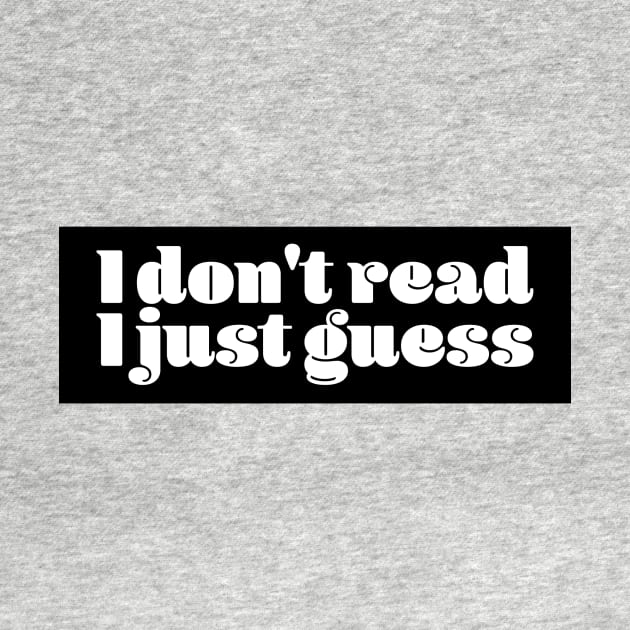 I dont read i just guess by ScottCarey